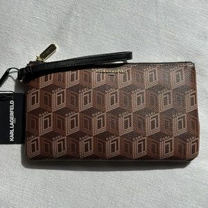 KLLW Karl Lagerfeld Large Wristlet
